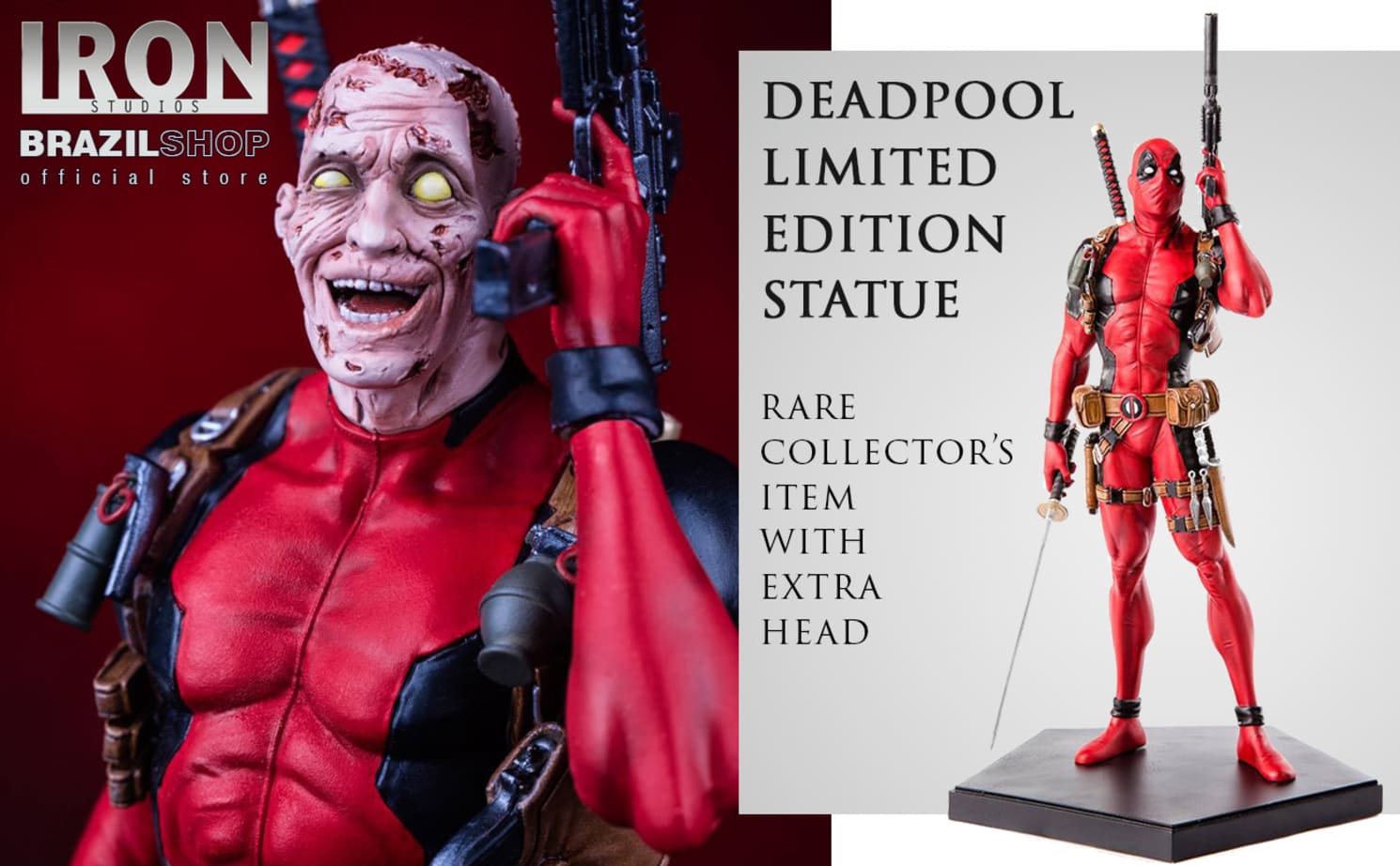 Iron Studios デッドプール 1/10フィギュア Deadpool 1:10 Art Scale Statue by Iron Studios | Sideshow