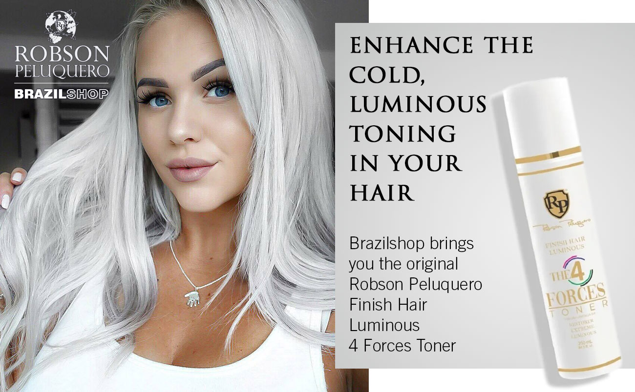 Robson Peluquero 4 Forces Finish Hair Luminous Professional Toner Spray Treatment