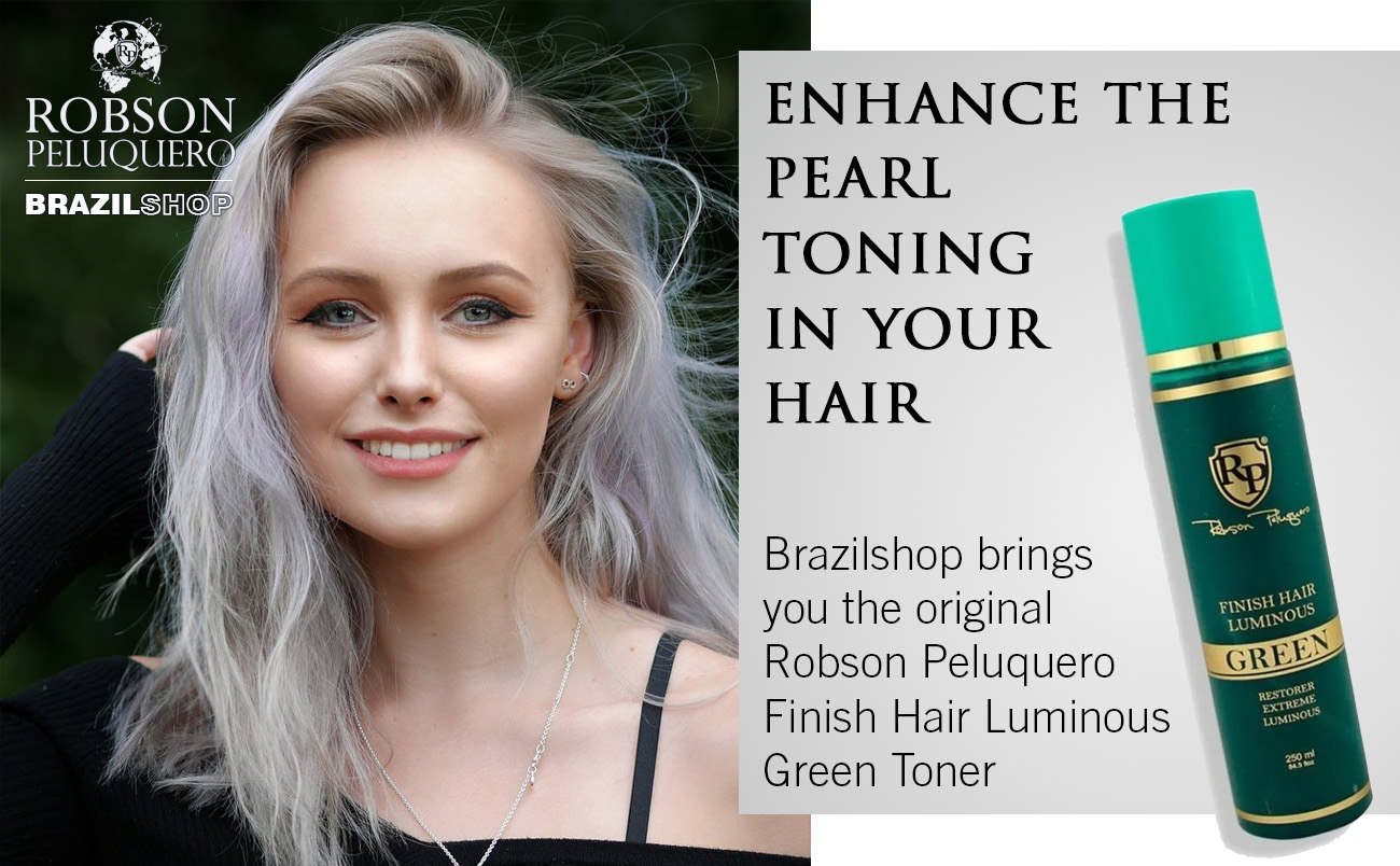 Robson Peluquero Green Finish Hair Luminous Professional Toner Spray Treatment