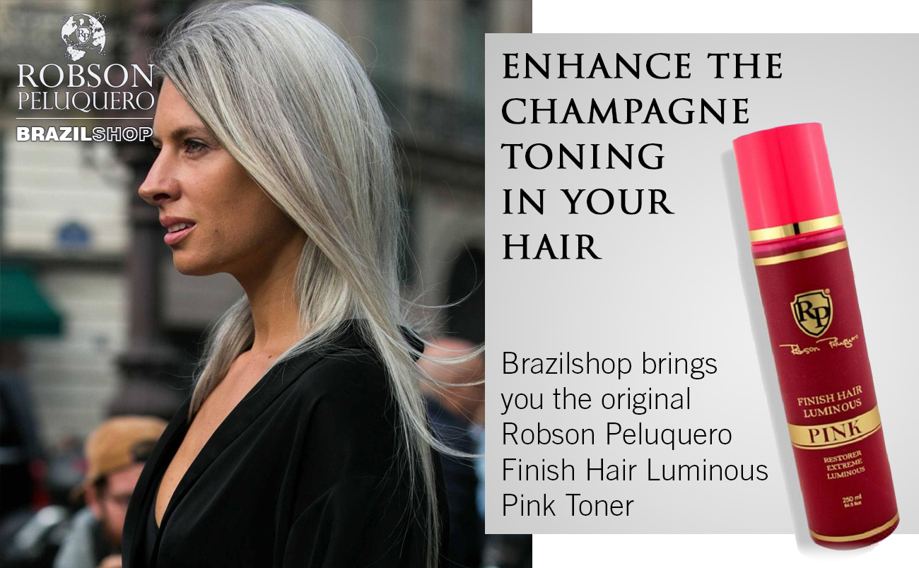 Robson Peluquero Pink Finish Hair Luminous Professional Toner Spray Treatment