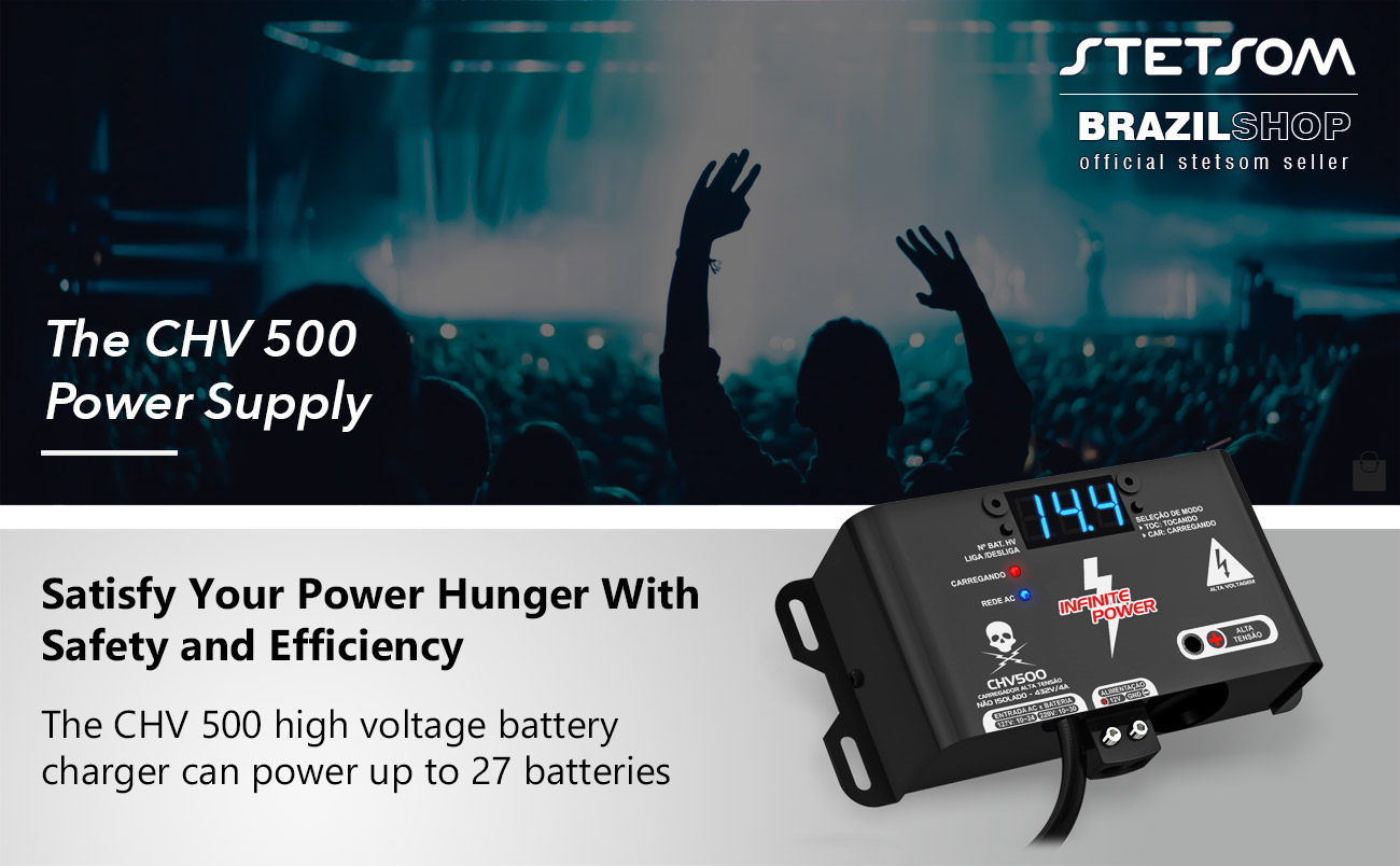 Stetsom CHV500 High Voltage Power Supply and Battery Charger