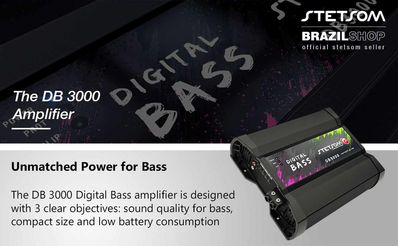 Stetsom DB 3000 2 Ohms Amplifier