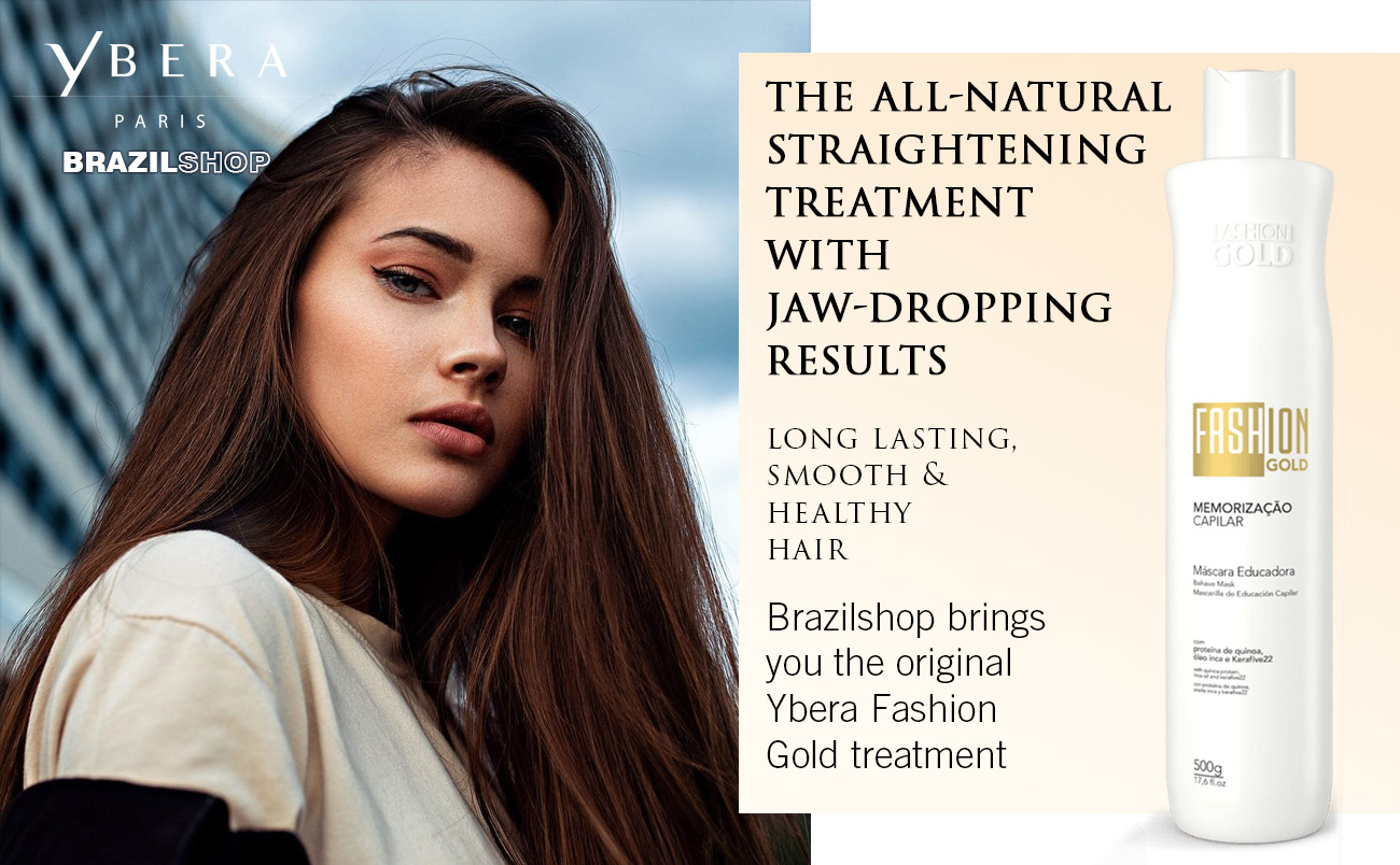 Ybera Fashion Gold Professional Hair Straightening Treatment